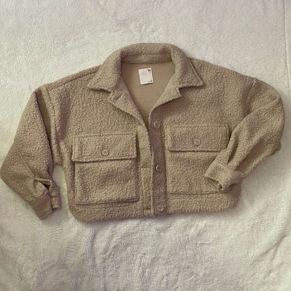 Cropped Sherpa jacket - Picture 1 of 3